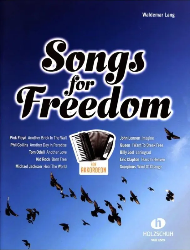 Výprodej Songs for Freedom (noty na akordeon)