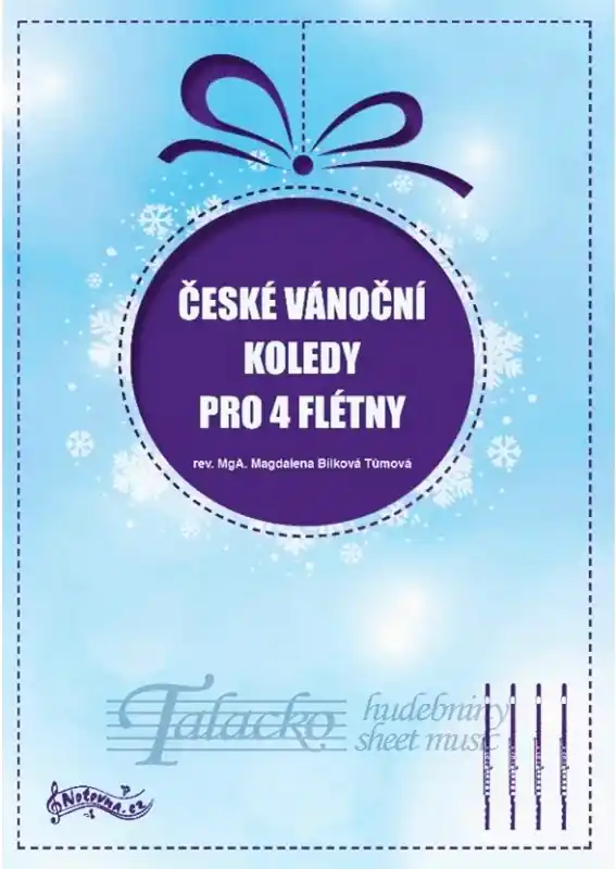 České Vánoční koledy pro 4 flétny Zlevněný