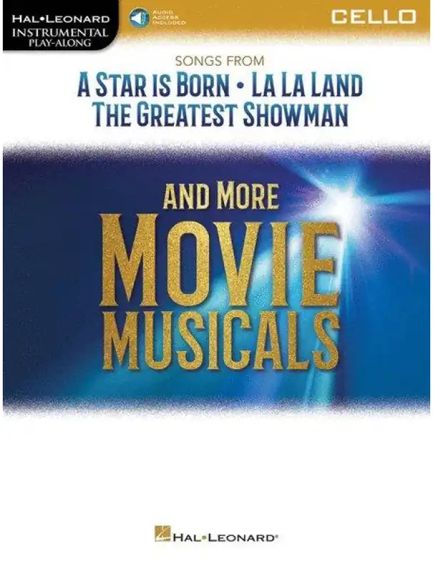 Songs from A Star Is Born + More Movie Musicals (noty na violoncello) (+audio) Cenová Bomba