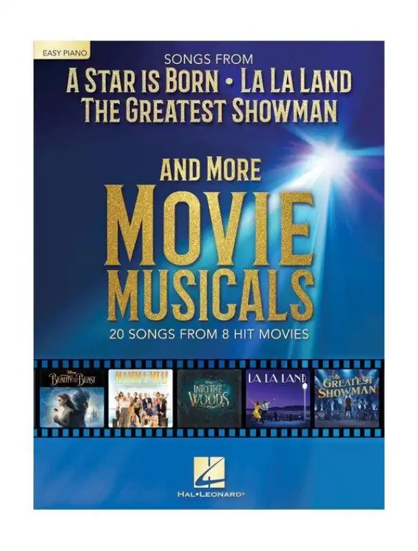Songs From A Star Is Born, La La Land, The Greatest Showman And More Movie Musicals (noty na snadný sólo klavír) Cenový Hit