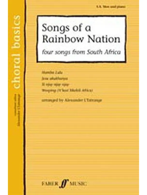 Novinka Songs Of A Rainbow Nation - Four Songs from South Africa (SA/Men‘s Voices) (noty na sborový zpěv, klavír)