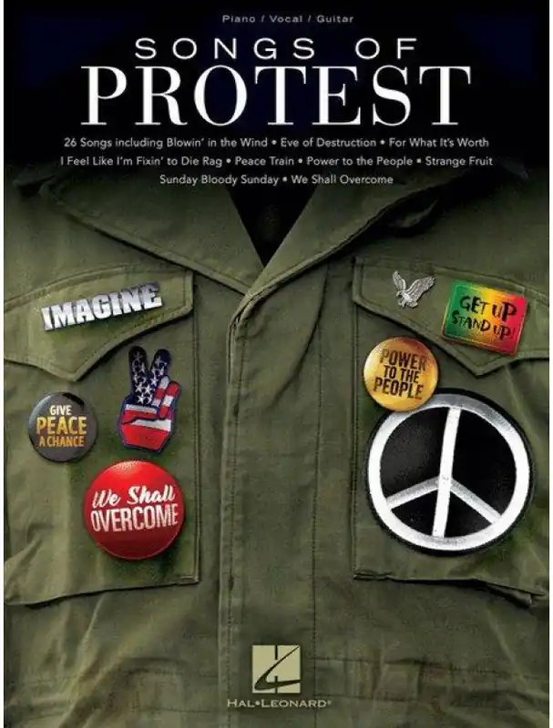 Ověřený Songs of Protest (noty na klavír, zpěv, akordy na kytaru)