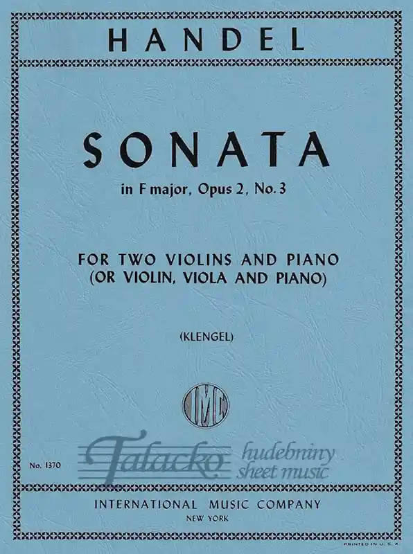 Aktuální Sonata in g minor, Op. 2, No. 8
