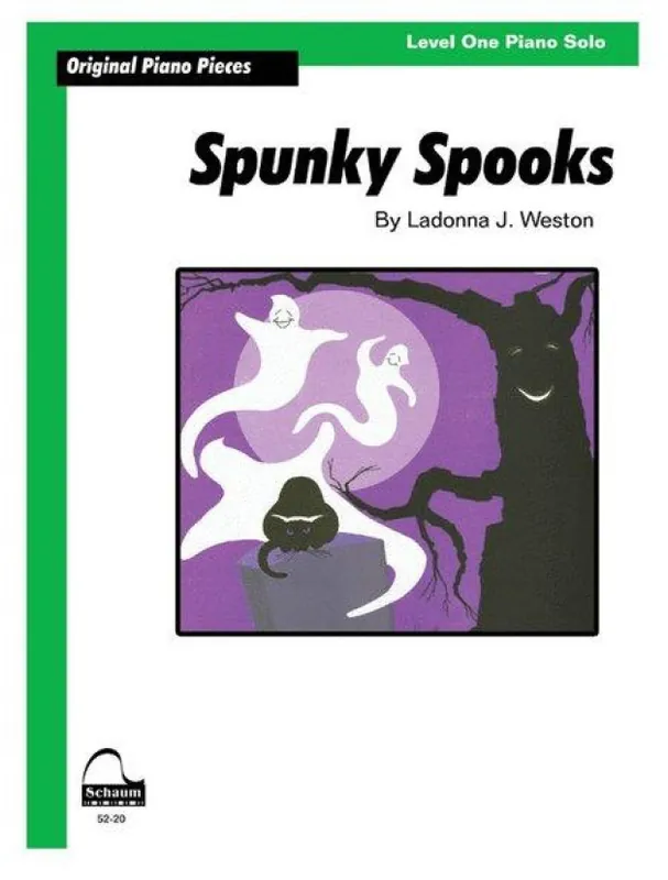 Zlevněný Spunky Spooks (noty na klavír)