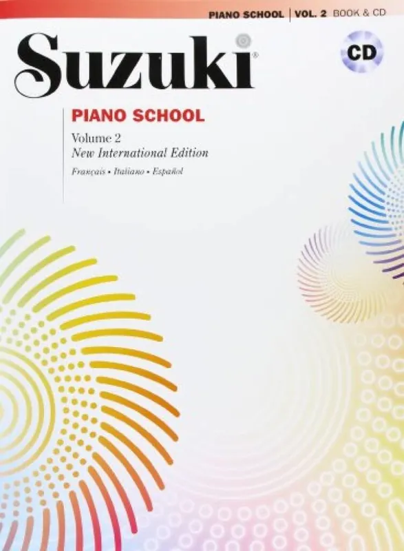 Nejprodávanější Suzuki piano school Vol. 2 + CD