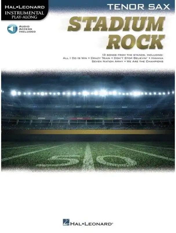 Odeslání Ihned Stadium Rock (noty na tenorsaxofon) (+audio)