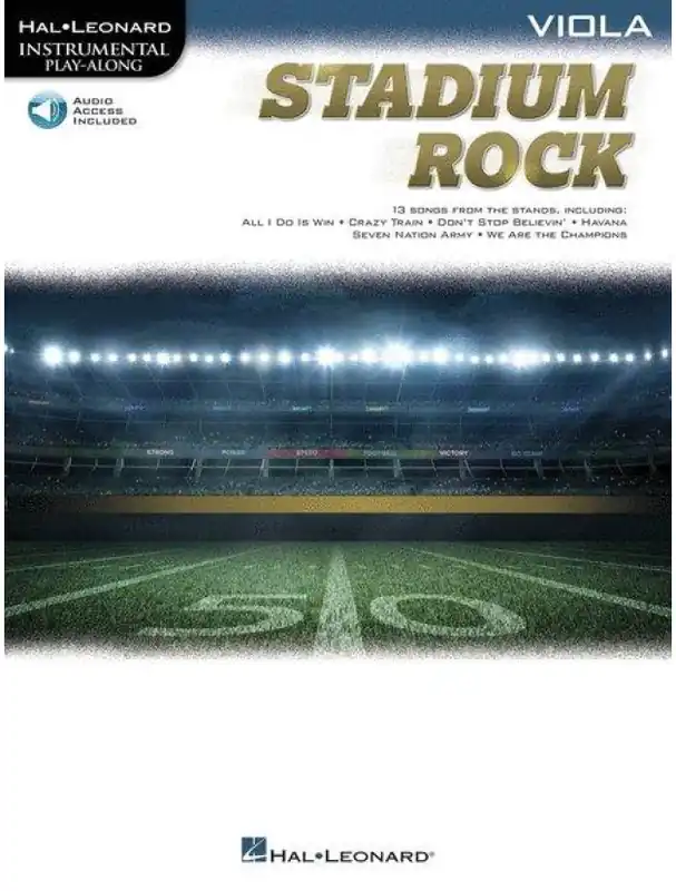 Autentický Stadium Rock (noty na violu) (+audio)