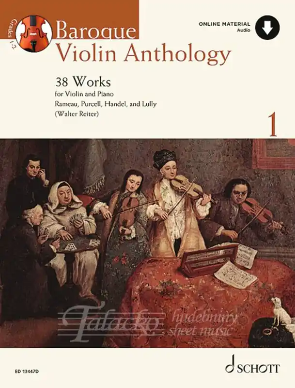 Baroque Violin Anthology 1 + online audio Oblíbený