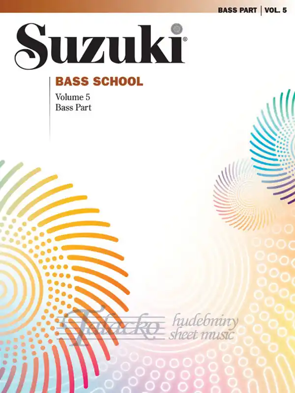 Suzuki Bass School Bass Part, Volume 5 Levný