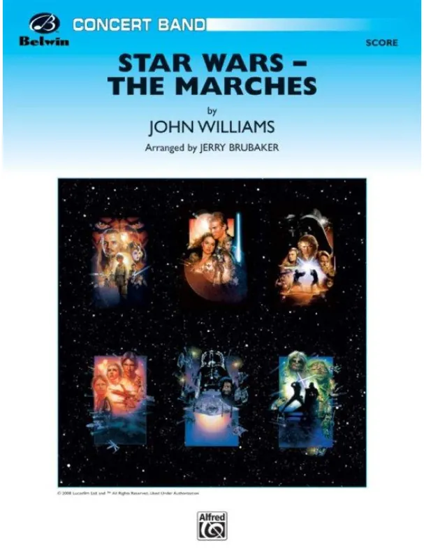 Star Wars The Marches (noty pro koncertní orchestr, party, partitura) Sleva