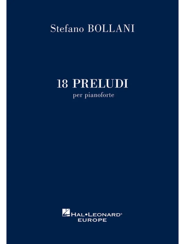 Akce Stefano Bollani 18 Preludi per pianoforte (noty na klavír)