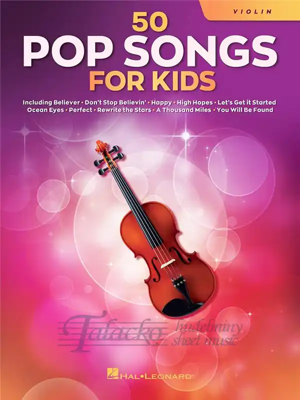 Expresní Doručení 50 Pop Songs for Kids - Violin