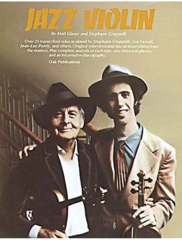 Finální Výprodej Stephane Grappelli & Matt Glaser Jazz Violin (noty na housle)
