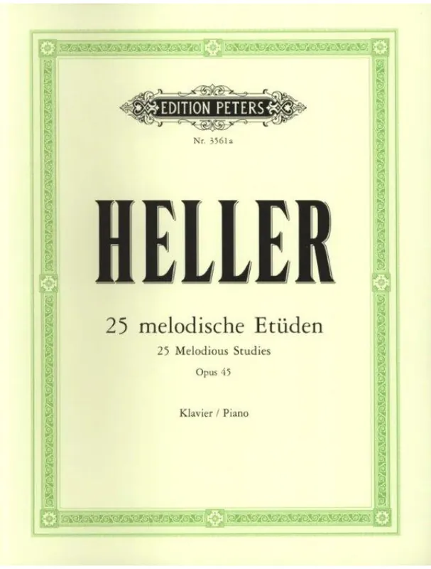 Stephen Heller 25 melodische Etuden Op. 45 (noty na klavír) Speciální Cena