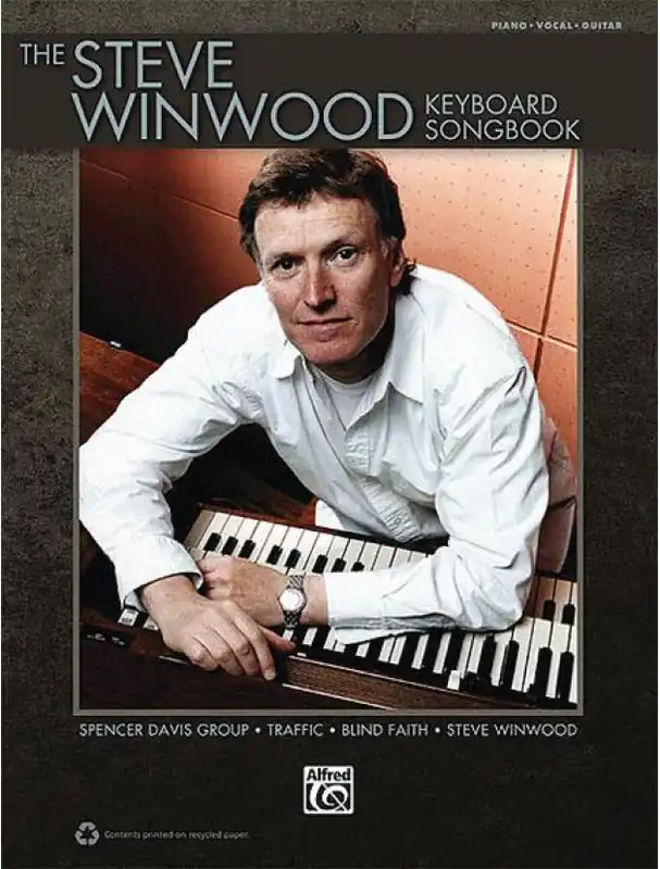 Steve Winwood Keyboard Songbook (noty na klavír, zpěv, akordy) Zlevněný