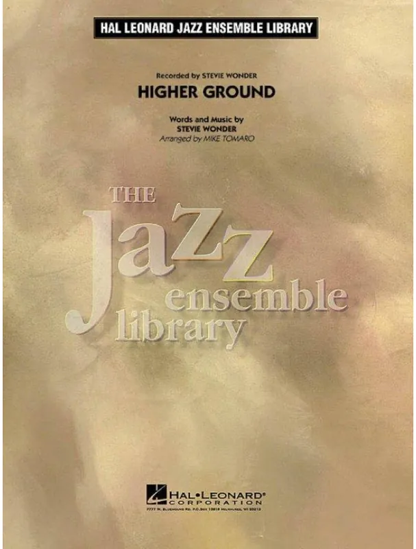 Tovární Cena Stevie Wonder Higher Ground (noty pro jazzový orchestr, party, partitura)