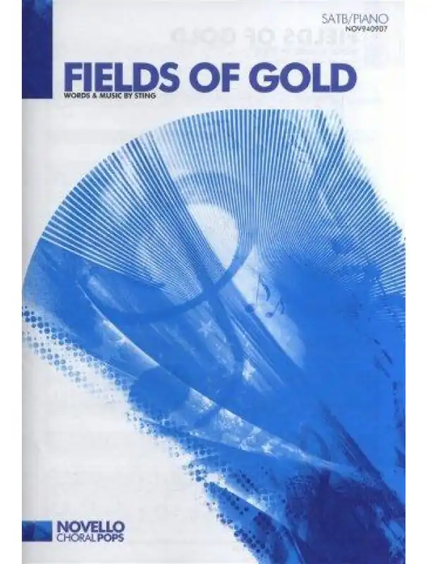 Akce Sting Fields Of Gold - SATB (noty pro sborový zpěv, klavír) - SADA 5 ks