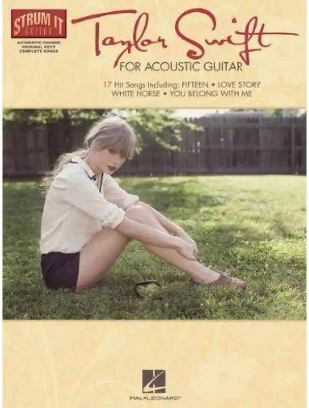 Strum It Guitar Taylor Swift (noty, melodická linka, akordy) Ověřený
