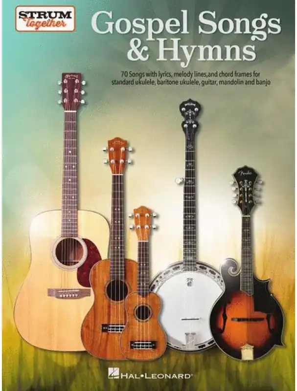 Nejlepší Cena Strum Together Gospel Songs & Hymns (noty, melodická linka, akordy na kytaru, ukulele, mandolínu, banjo)
