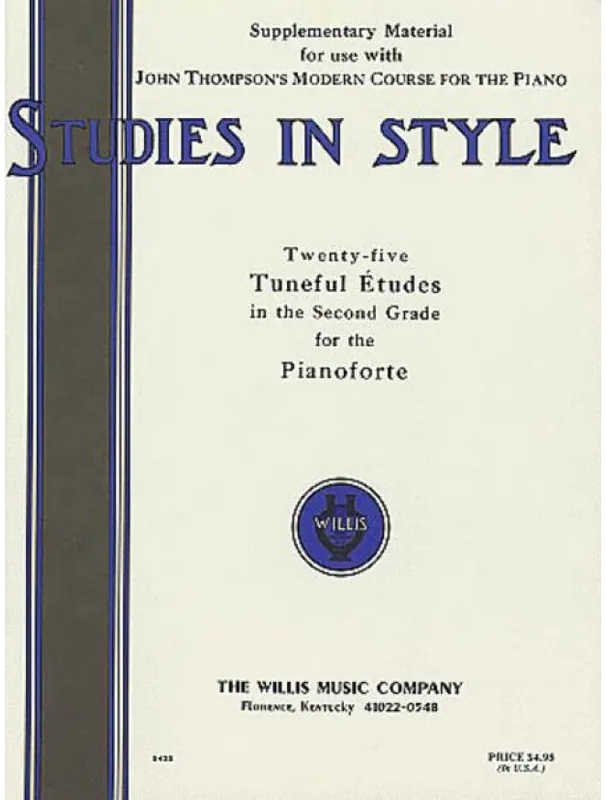 Expresní Doručení Studies in Style 25 Tuneful Etudes in the Second Grade (noty na klavír)