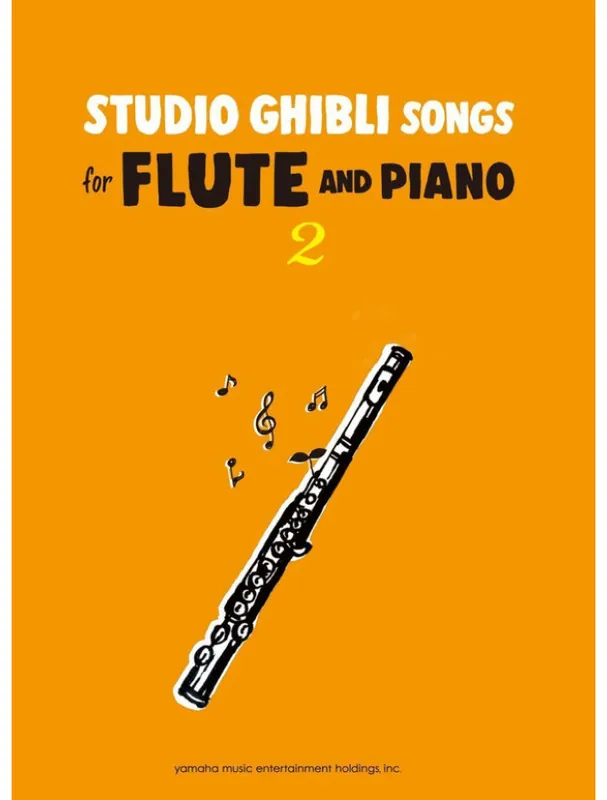 Ověřený Studio Ghibli Songs for Flute 2 (noty na příčnou flétnu, klavír)