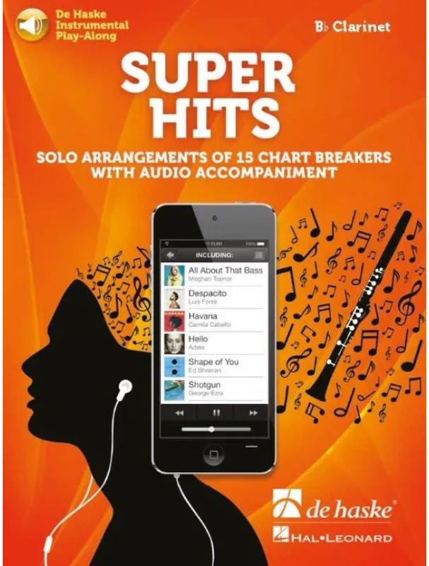 Super Hits (noty na klarinet)(+audio) Nakupujte Hned