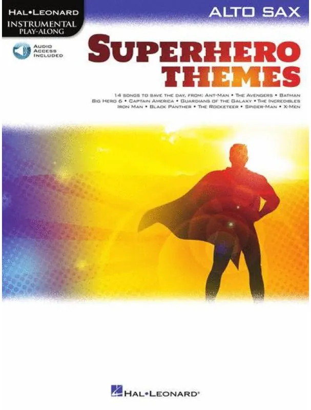Superhero Themes (noty na altsaxofon) (+audio) Poslední Šance