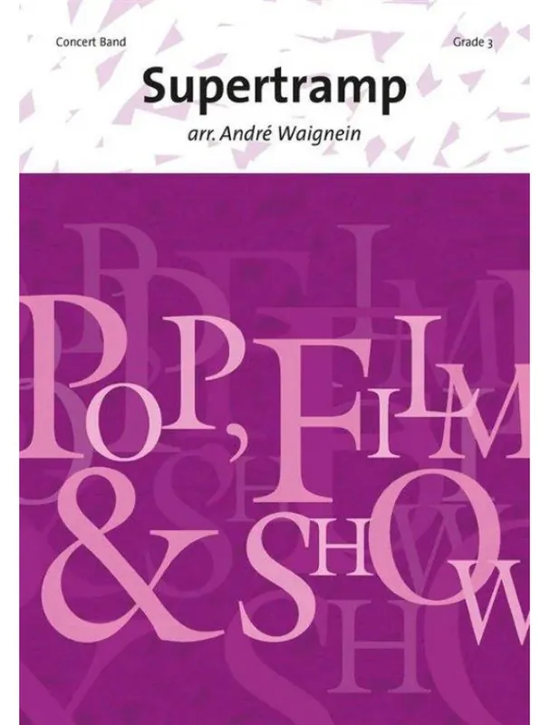 Cenová Bomba Supertramp (noty pro koncertní orchestr, party, partitura)