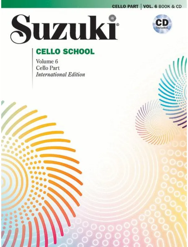 Suzuki Cello School Cello Part Volume 6 (noty na violoncello) (+audio) Tovární Cena