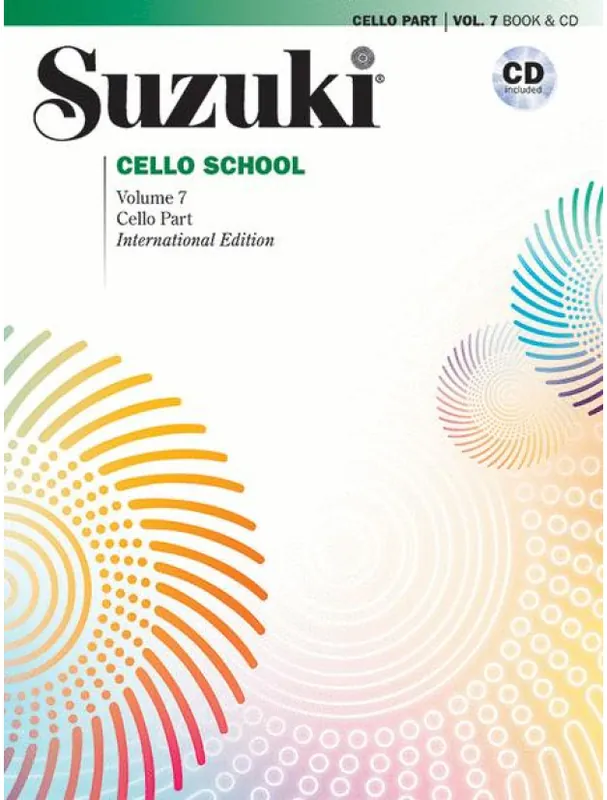 Suzuki Cello School Cello Part Volume 7 (noty na violoncello) (+audio) Víkendová Akce