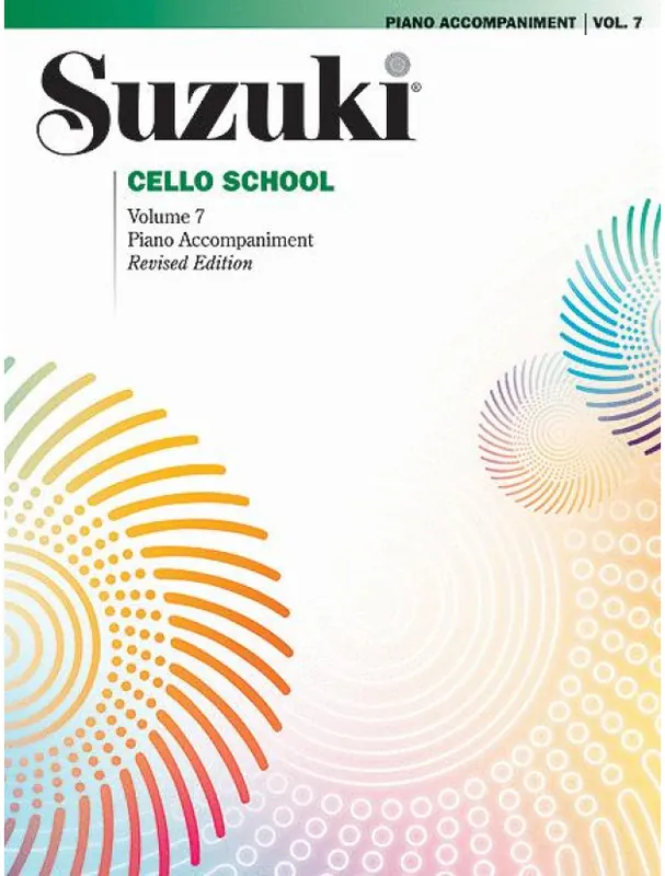 Suzuki Cello School Piano Accompaniment Volume 7 (noty na violoncello, klavír) Sleva