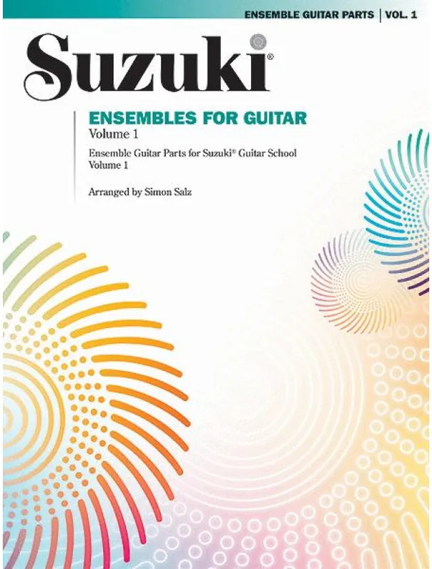 Sleva Suzuki Ensembles for Guitar Volume 1 (noty na kytaru)