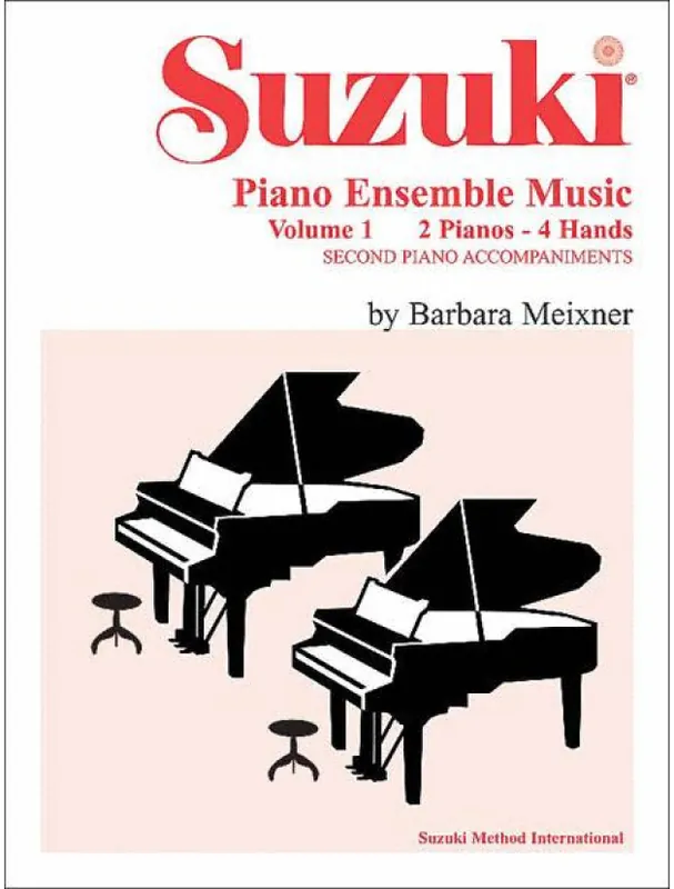 Cenová Bomba Suzuki Piano Ensemble Music Volume 1 for Piano Duo Second Piano Accompaniments (noty na klavír)
