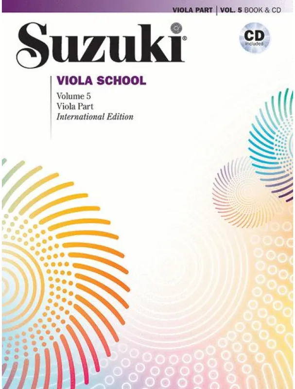 Nová Kolekce Suzuki Viola School Viola Part Volume 5 (noty na violu) (+audio)