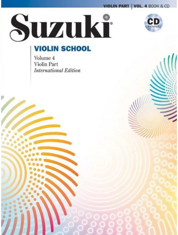 Značkový Suzuki Violin School - Violin Part, Volume 4 (noty na housle)(+audio)