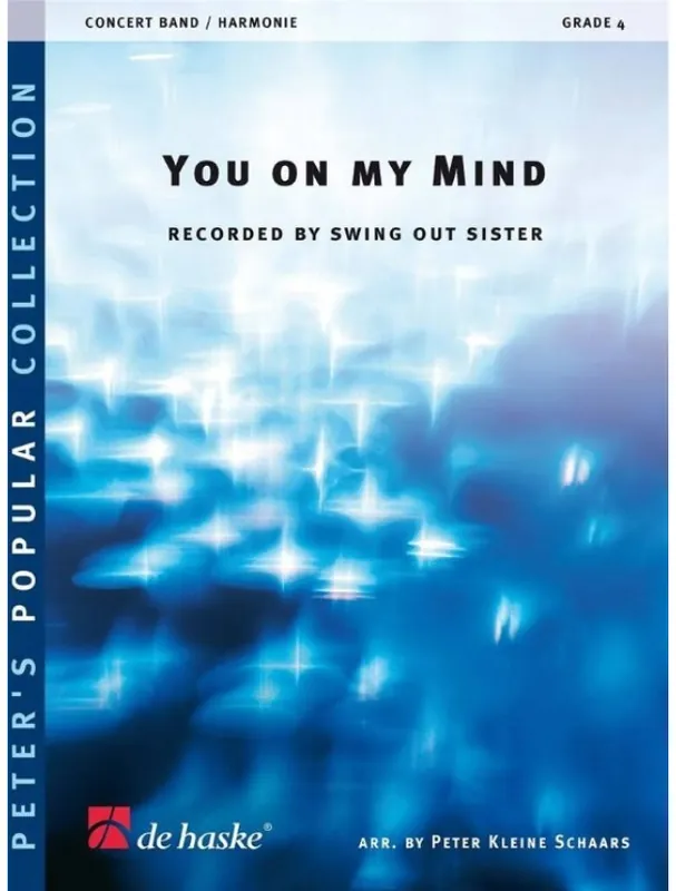 Tovární Cena Swing Out Sister You on my Mind (noty pro koncertní orchestr, party, partitura)