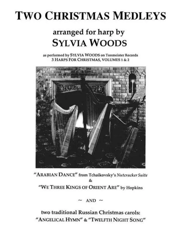 Pouze Dnes Sylvia Woods Two Christmas Medleys (noty na harfu)