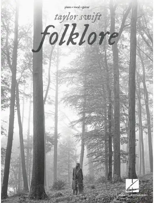 Nová Kolekce Taylor Swift Folklore (noty na klavír, zpěv, akordy)