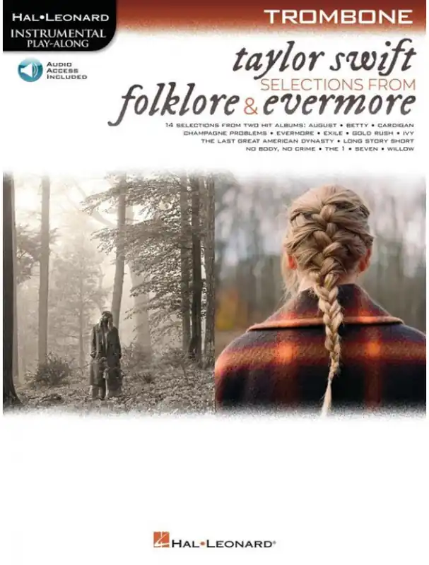 Taylor Swift Selections from Folklore & Evermore (noty na pozoun) (+audio) Značkový