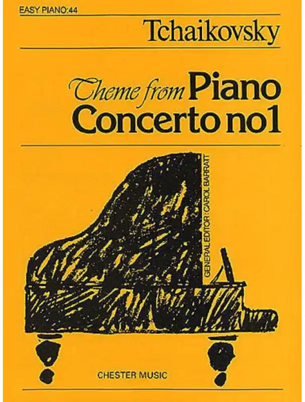 Tchaikovsky / Čajkovskij Theme From Piano Concerto No.1 (noty na snadný klavír) Výprodej