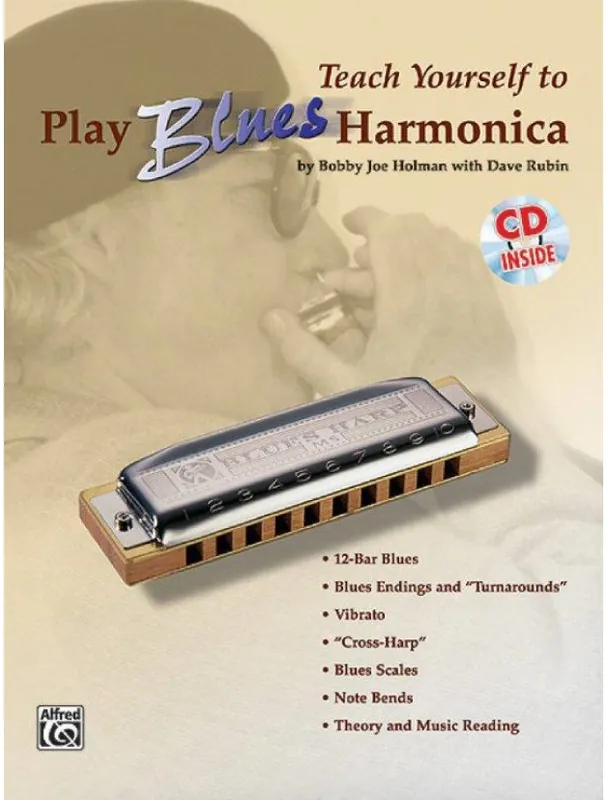 Jen Po Omezenou Doba Teach Yourself to Play Blues Harmonica (noty na harmoniku)(+audio)
