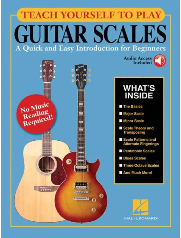 Přímo Od Výrobce Teach Yourself to Play Guitar Scales (tabulatury na kytaru) (+audio)