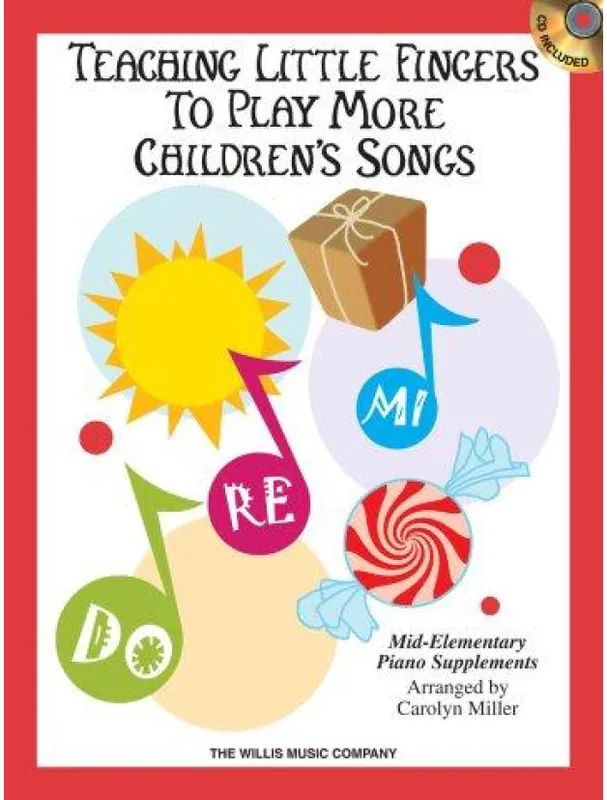 Sezónní Sleva Teaching Little Fingers To Play More Children‘s Songs (noty, sólo klavír, klavírní duet)