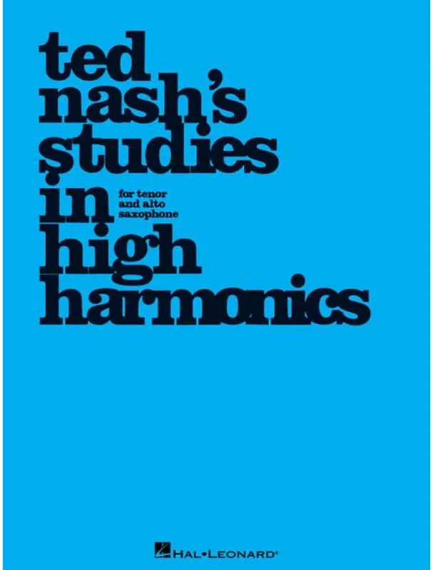 Ted Nash‘s Studies in High Harmonics (noty na tenorsaxofon, altsaxofon) Přímo Od Výrobce