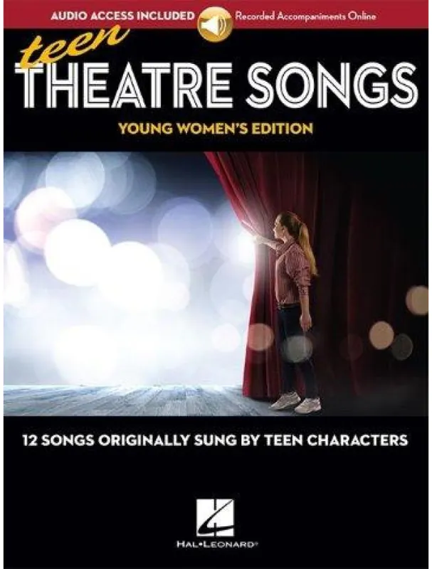 Super Cena Teen Theatre Songs Young Women‘s Edition (noty na klavír, zpěv, akordy na kytaru) (+audio)