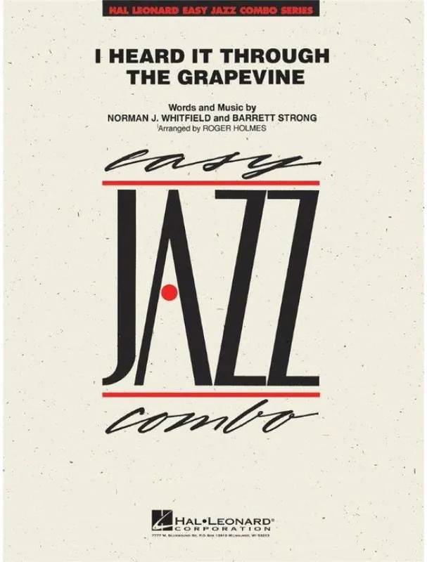 Temptations I Heard It Through the Gravepine (snadné noty pro jazzové kombo, party, partitura) Jen Po Omezenou Doba