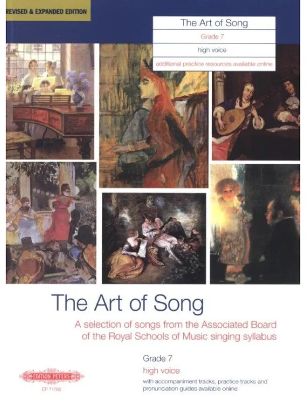 Nízká Cena The Art of Song Grade 7 - High Voice (noty na klavír, zpěv)