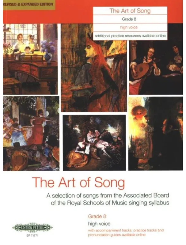 Bezpečná Platba The Art of Song Grade 8 - High Voice (noty na klavír, zpěv)