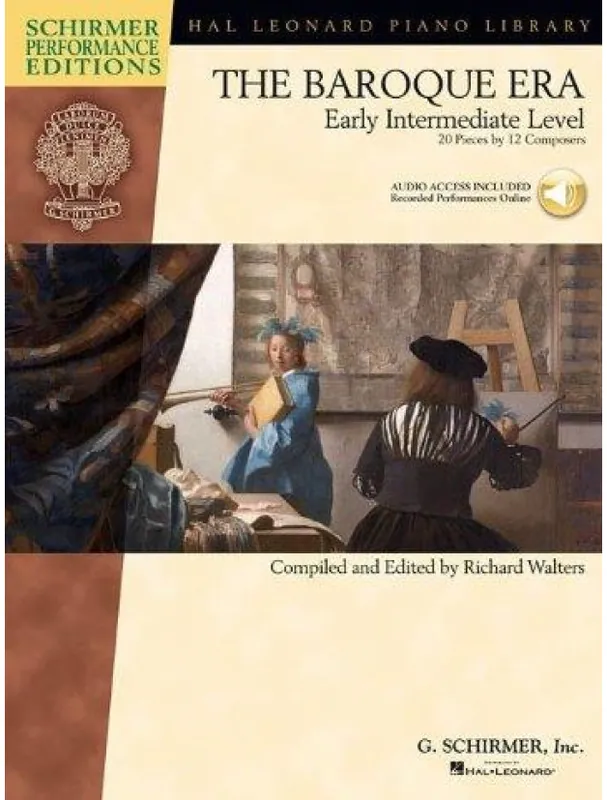 Sezónní Sleva The Baroque Era Early Intermediate Level (noty na sólo klavír) (+audio)