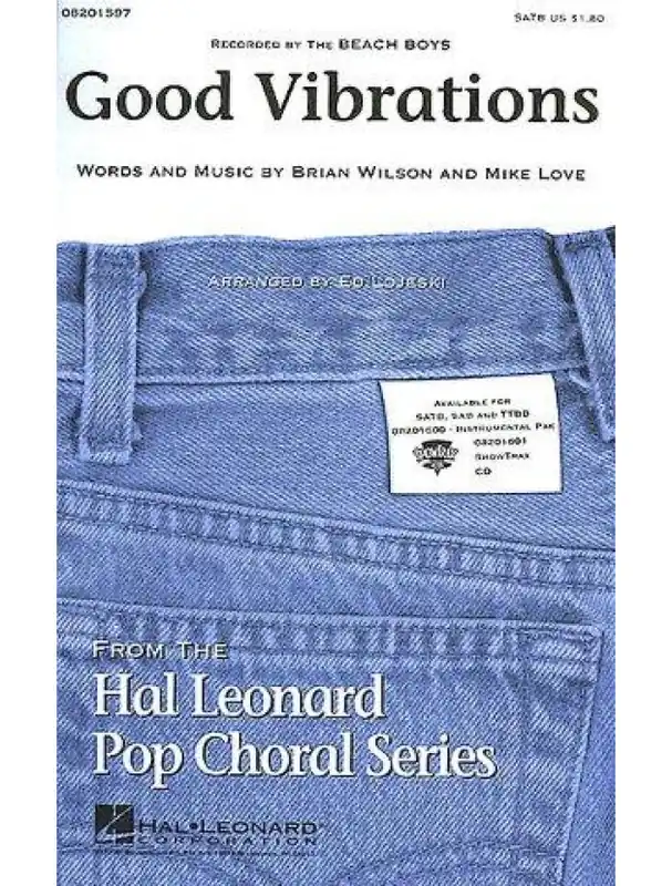 The Beach Boys Good Vibrations (SATB) (noty pro sborový zpěv, klavír) - SADA 5 ks Kup Teď